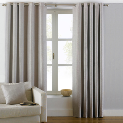 Atlantic Eyelet, Natural - Ready Made Curtains - Image 3